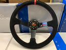 Quick release steering wheel