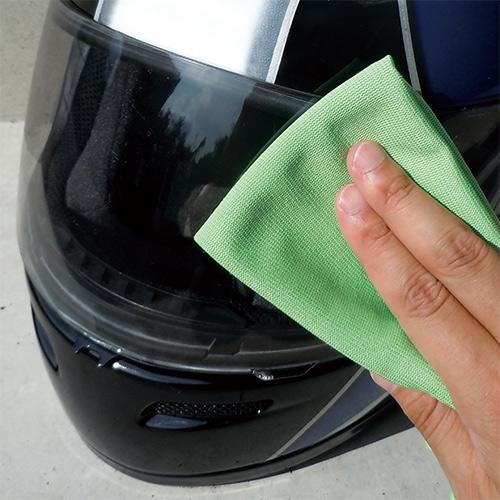 Helmet shield coating