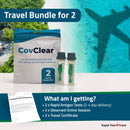 Travel Bundle Covclear Rapid testing kit  for 2