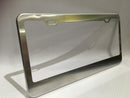 Aluminum license plate frame