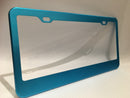 Aluminum license plate frame