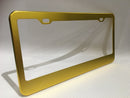 Aluminum license plate frame