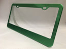 Aluminum license plate frame