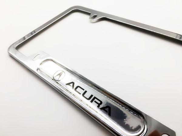 Chrome license plate frame