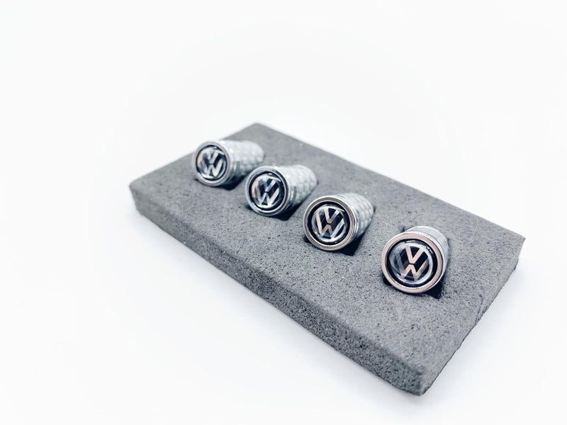 Silver Carbon fiber Aluminum Tire cap