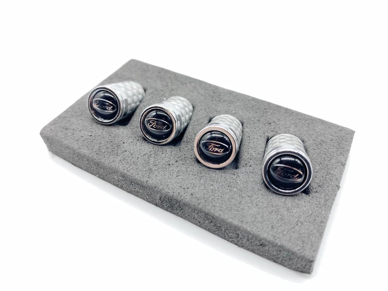 Silver Carbon fiber Aluminum Tire cap
