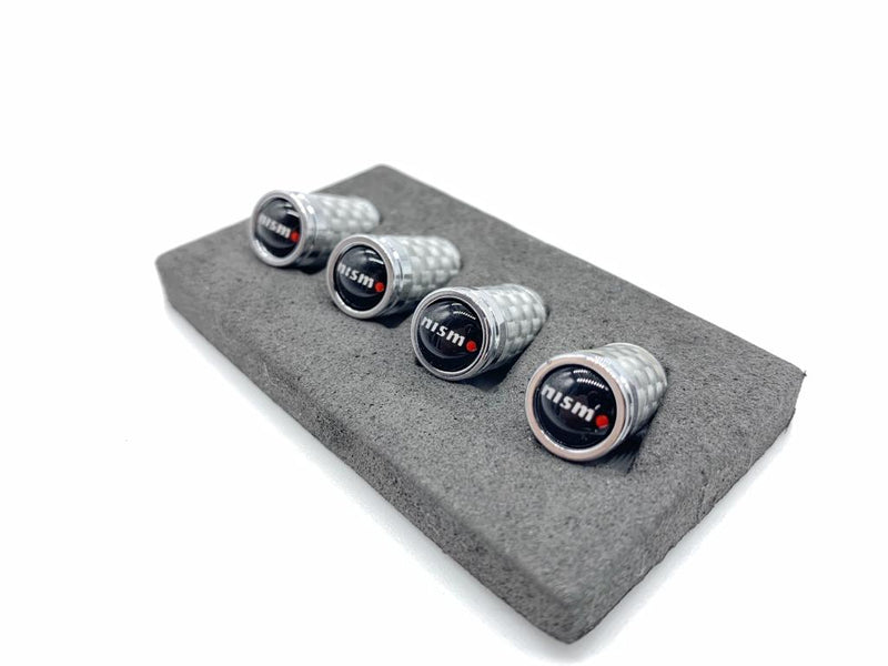 Silver Carbon fiber Aluminum Tire cap