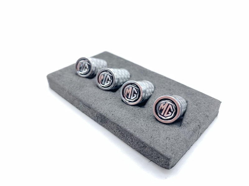 Silver Carbon fiber Aluminum Tire cap