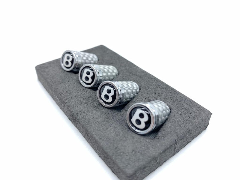 Silver Carbon fiber Aluminum Tire cap