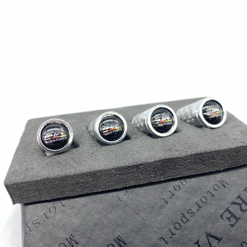 Silver Carbon fiber Aluminum Tire cap