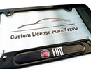 Black powder coated license plate frame