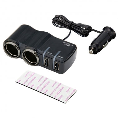 EM-159 Sockets w/USB Plugs up to 24V